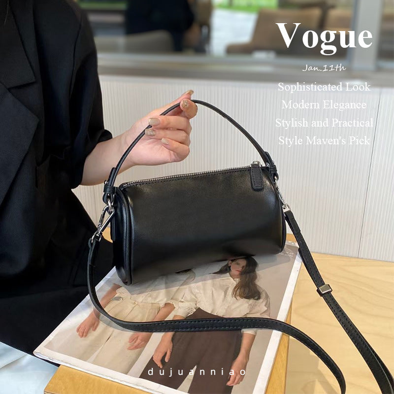 Wholesale Genuine top-grain cowhide simple crossbody bag